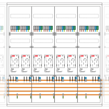 Preview: Zählerschrank 19 Zähler, Verteiler, APZ | eHZ | SCHIEGL (mitte)